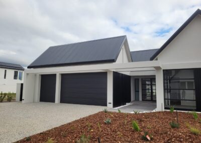 Sectional Garage Door Aluzinc Matt Black Smooth